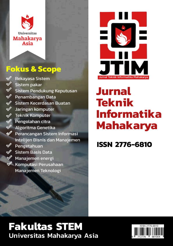 Cover JTIM (Jurnal Teknik Informatika Mahakarya)